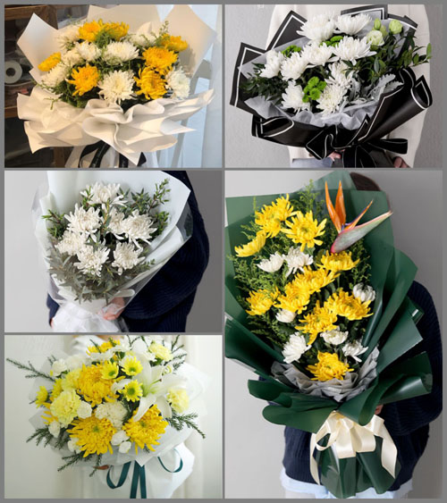 广东肇庆市高要区禄步镇黄州村白事花束代送